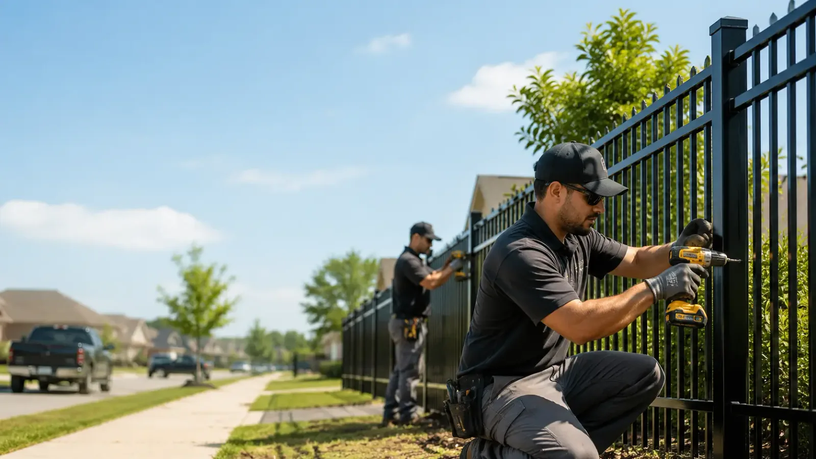 Metal Fence Installation in Lansing, IA